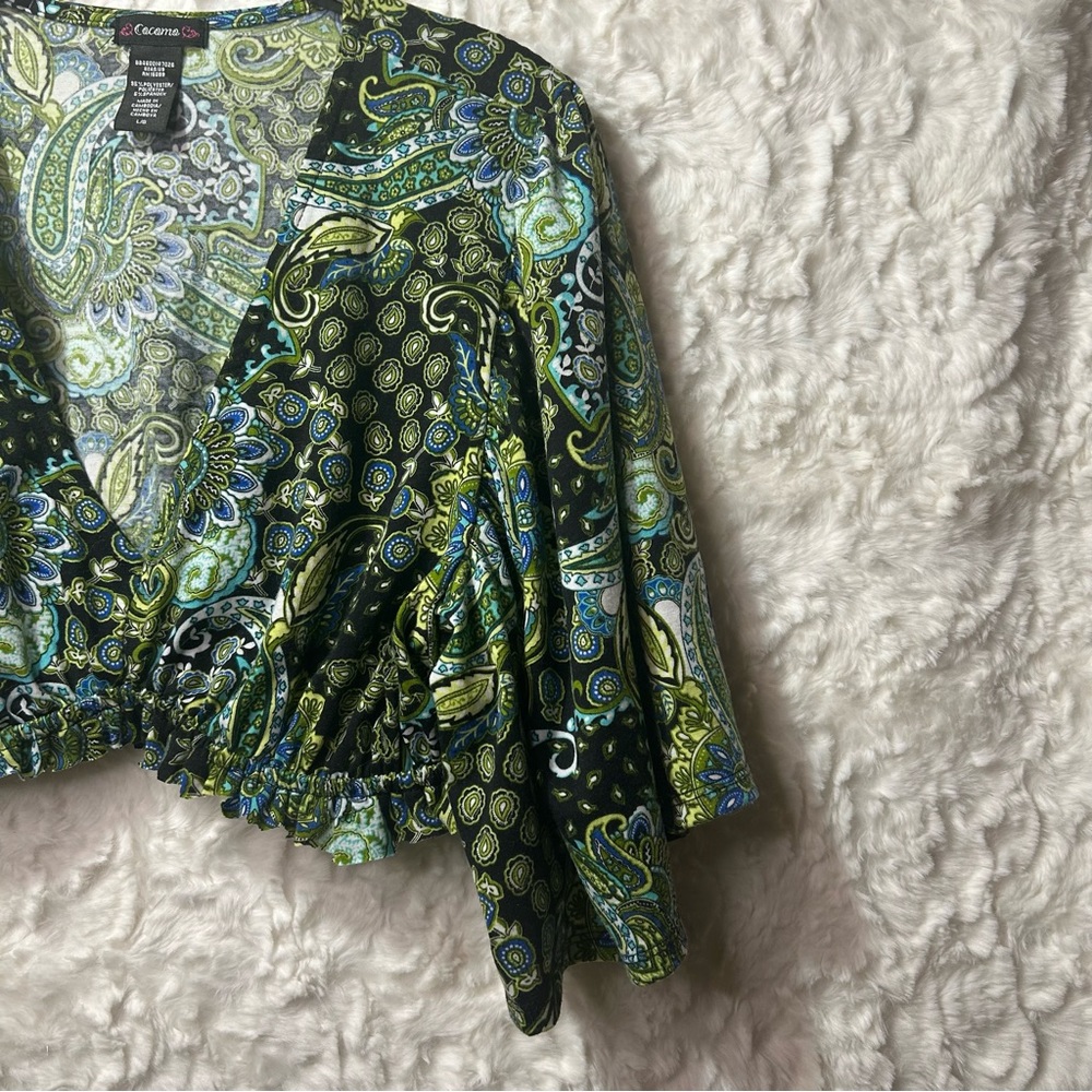 Paisley Crop Top